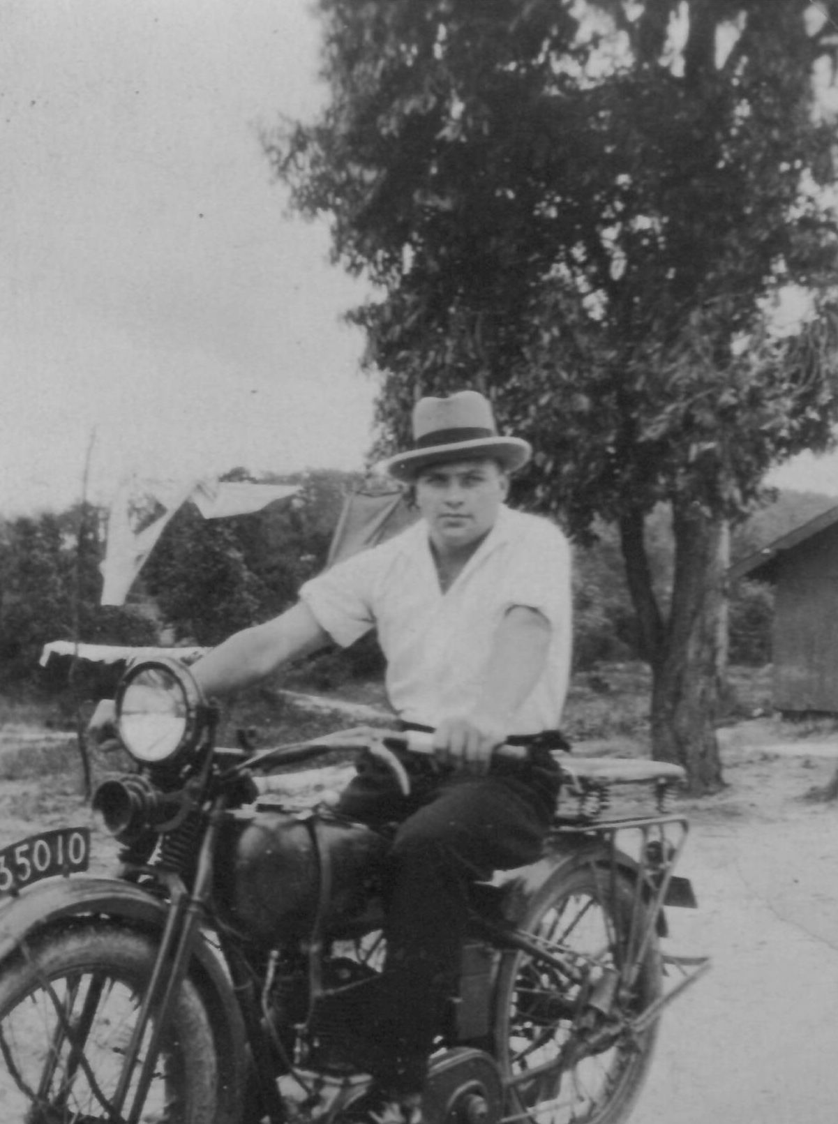 Hec Bjorke on bike