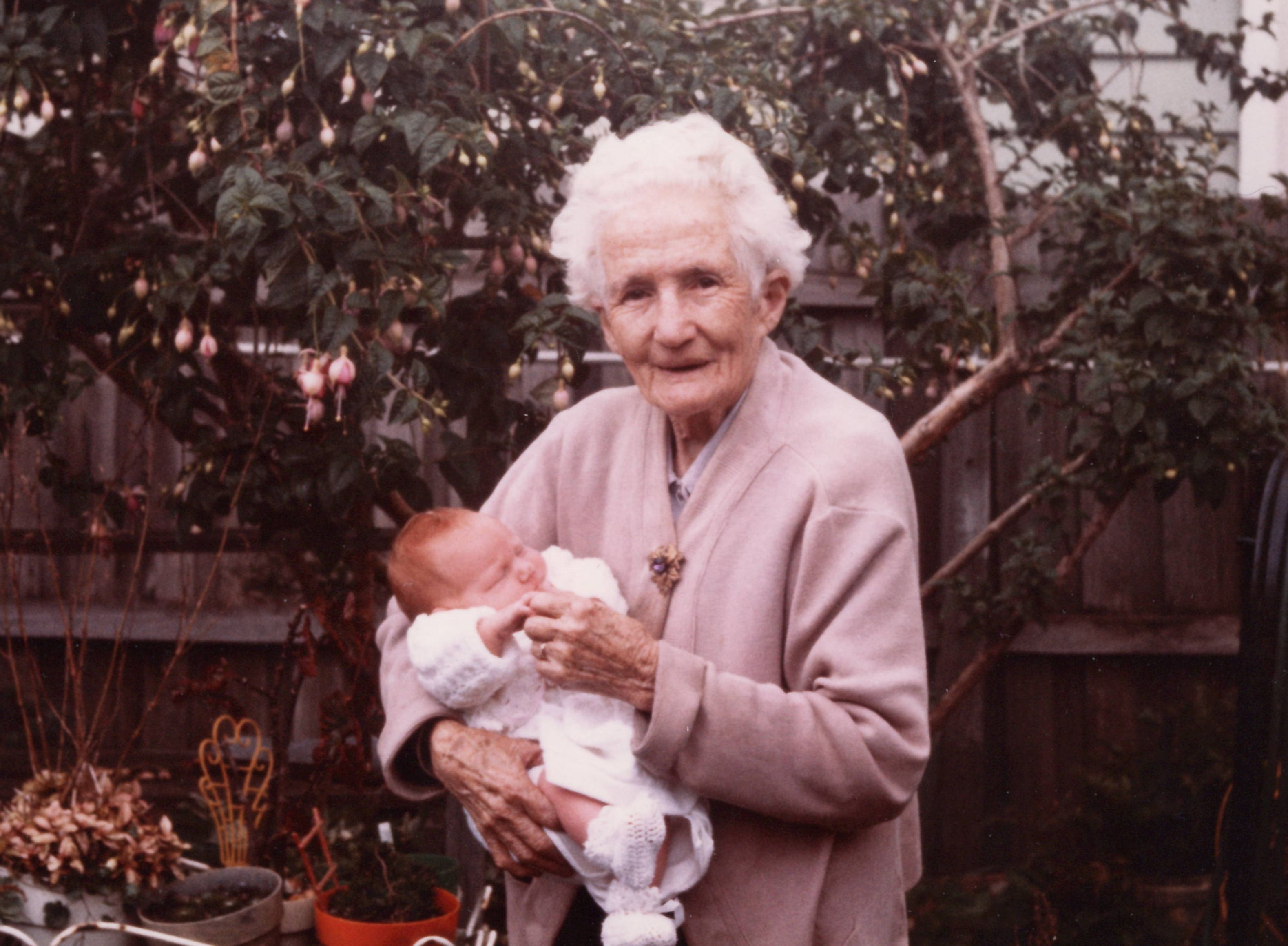 Melissa and her grandmother Edith Johnston